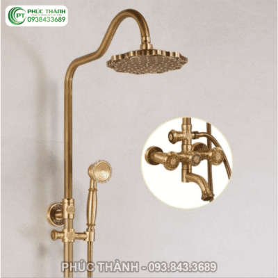 Bộ Cây Sen Nóng Lạnh Bằng Đồng Cao Cấp 5 Artboard 4